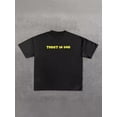 thumbnail image 3 of Camiseta grande con estampado de calle Harajuku para hombre, remera gótica 2024 con gráfico y2k, Top gótico armado de manga corta, 3 of 5
