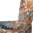 thumbnail image 4 of Designart "Jaune Beige Abstrait Fractal Euphony Infini" Chaise d'Appoint Moderne Rembourrée - Fauteuil Moderne pour Salon, 4 of 7