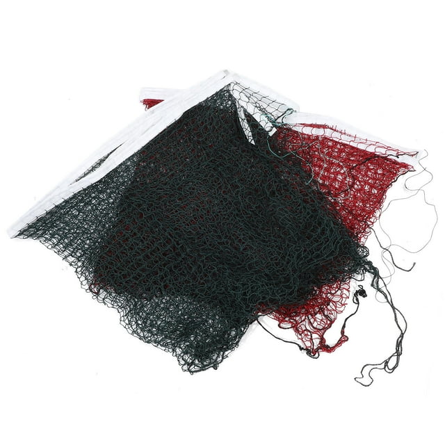 Raindrops 2Pcs Outdoor Badminton Net Portable Foldable Polypropylene Fiber for Backyard and Garden