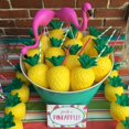 thumbnail image 5 of Tazas hawaianas de verano con forma de piña y coco, vasos para beber jugo en forma de fresa para cumpleaños, boda, playa, Fiesta EN LA Piscina, 6/10 Uds., 5 of 5