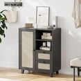 thumbnail image 3 of STARY Sideboard Buffet Cabinet, Accent Cabinet with Drawers and Adjustable Shelf for Kitchen, Living Room, Entryway, Black, 3 of 7