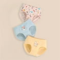 thumbnail image 2 of Toddler Kids Children Baby Girls Underwear Cartoon Letter Print Cotton Briefs Underwear 3PCS Size 10-12T, 2 of 6