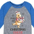 thumbnail image 3 of Disney Winnie The Pooh - Full of Christmas Cheer - Toddler & Youth Raglan Graphic T-Shirt, 3 of 4