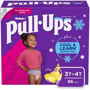 Pull-Ups Girls' Cool & Learn Training Pants, 3T-4T, 66 Ct