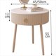 thumbnail image 3 of Mesa De noche De Metal Kawaii, almacenamiento minimalista, Japandi, mesita De noche nórdica De moda, muebles modernos De pizarra para el hogar, 3 of 4