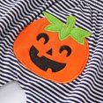 thumbnail image 3 of WIBACKER My First Halloween Newborn Baby Bodysuit Pants Bib and Hat 4 Piece Cotton Outfit Set Infant Baby Boys' Costumes, 3 of 8