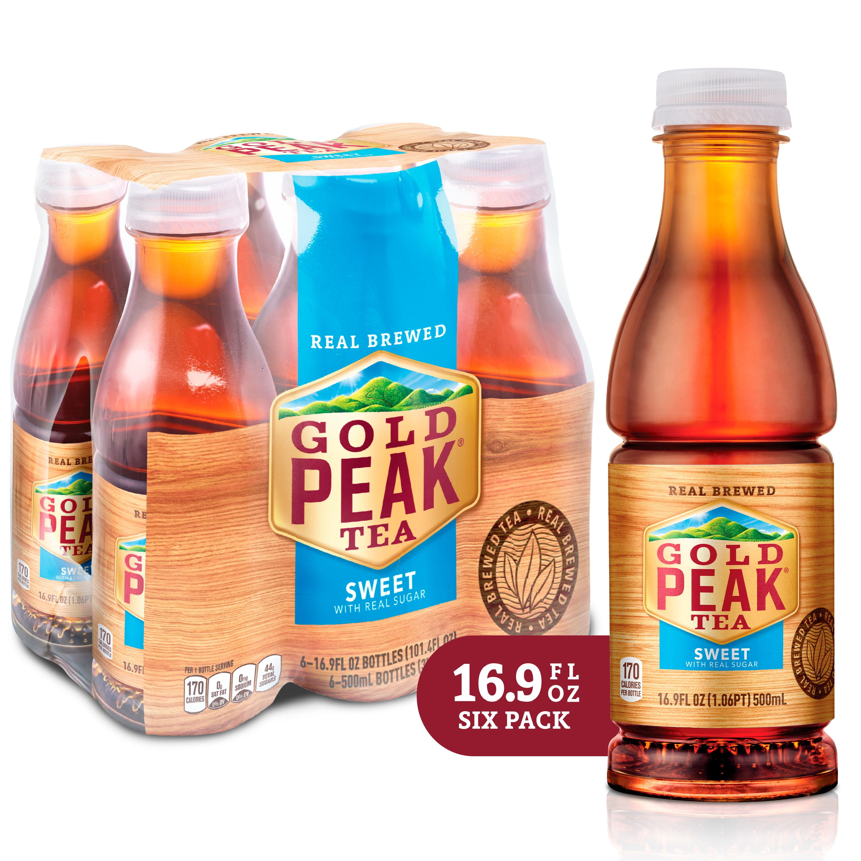 Gold Peak Iced Tea, Sweet Tea, 16.9 Fl Oz, 6 Count
