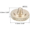 thumbnail image 2 of Unique Bargains Shutter Release Button Soft Shutter Release Button Copper Camera Shutter Button Knurled, Golden 4 Pack, 2 of 6
