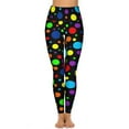 thumbnail image 4 of Vintage 80S Polka Dots Leggings Dark Spots Fitness Yoga Pants Push Up Casual Sport Pants Stretch Graphic Yoga Legging, 4 of 6