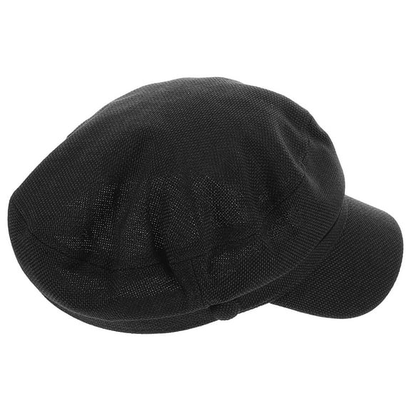 ibasenice Flat Cap For Women Black Vintage Hat Cotton 1Set Spring Picnics