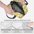 thumbnail image 3 of Easygdp Garden Honeybee Gnomes Caja de Almuerzo para Mujeres y Hombres, Bolsa de Almuerzo Insulada, Bolsas Reutilizables Impermeables para Viajes, Trabajo y Picnics, 3 of 7
