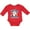 Red, variant on Inktastic Baby's 1st Christmas with Cute Penguin and Snowflakes Boys or Girls Long Sleeve Baby Bodysuit