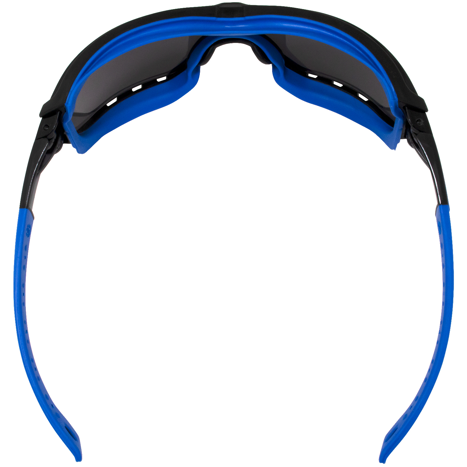 Birdz Eyewear Gasket Safety Padded Motorcycle Sport Sunglasses Blue with Smoke Lens - image 4 of 7