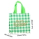 thumbnail image 3 of Bolsa de Regalo Navideña de Tela No Tejida | Plegable E Impermeable | Estampado de Papá Noel y Copos de Nieve | Verde | 20 X 20 X 9 Cm | Reutilizable | Ideal para Regalos Pequeños, 3 of 6