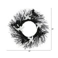 thumbnail image 2 of Nearly Natural 22in. Halloween Ghost and Bats Twig Wreath, 2 of 4