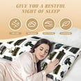 thumbnail image 2 of Yiaed Body Pillow Cover, Ultra Soft Microfiber Pillowcases, Breathable Long Pillow Case, Envelope Closure-Cool Camera (20x54 inch)（Pillow core not included）, 2 of 5