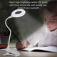 thumbnail image 4 of Rechargeable Clip on Clamp LED Lights Desk Table Lamp Eye Care for Reading Study Lighting, 4 of 4