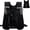 Black, variant on WrongDuck running vest lightweight men's and women's water backpack suitable for cycling, running, hiking, and cycling