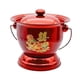 thumbnail image 1 of Orinal portátil con tapa, escupidera, orinal de viaje, orinal, cubo Rojo, 1 of 9