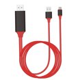 thumbnail image 2 of WHAMVOX usb c cable extension USB Charging Cable Metal Red 1Set for Tablets, 2 of 3