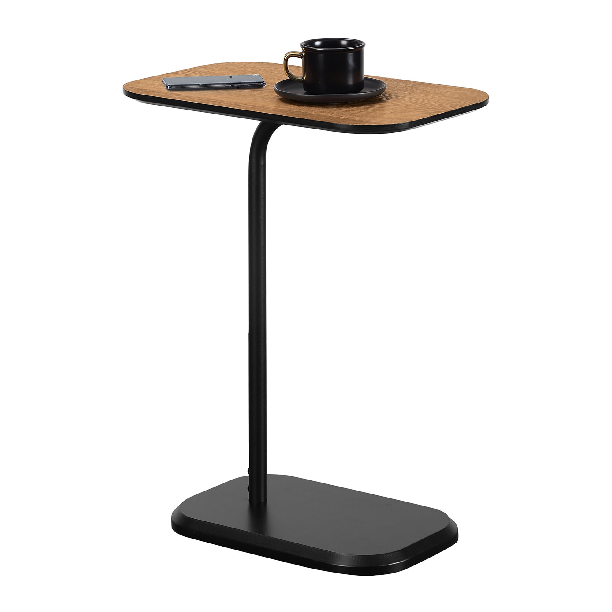 Convenience Concepts Oslo 19" x 12" x 25.25" C End Table, Hampton Brown/Black