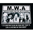 thumbnail image 3 of tees geek Mexicans With Attitude Men's Graphic T-Shirt - Black, Sizes S-3XL, 3 of 5