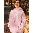thumbnail image 2 of Anime Girl W Bunny Ears Hoodie Women -Image by Shutterstock, Female Small, 2 of 4