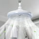 thumbnail image 1 of Ventilador de techo 30W | Control remoto LED Montaje empotrado | 9.8" de diámetro | Motor silencioso | Flujo de aire de 3 velocidades | Iluminación regulable y agradable a la vista | Ahorro de, 1 of 9