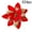 Red and Silver, variant on Summercome 6 Pcs Glitter Poinsettia 5.5" Artificial Flowers Christmas with Clips Stems, Xmas New Year Tree Ornaments for Wedding Party Wreath Decoration (Red and Silver)