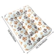 thumbnail image 5 of Qocolcyl 100% Cotton Double Sided Warm Dog Cat Blanket,Thickened Winter Calming Pet Sleeping Mat 19x13in, Machine Washable Stain Resistant Kennel Cushion, Multi Star Paw Print Patterns For Small Pets, 5 of 7