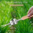 thumbnail image 2 of Wood Handle Stainless Steel Garden Weeder Hand Weeding Removal Cutter Dandelion Puller Tools Multifunction Weeder, 2 of 5