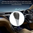 thumbnail image 4 of Grey ABS+PU Automatic Gear Shift Knob - Direct Replacement for Toyota Camry, Crown, Corolla, 4Runner, Hiace, Land Cruiser, RAV4 - Easy Installation, No Modification Needed, Enhances Vehicle Style,, 4 of 6