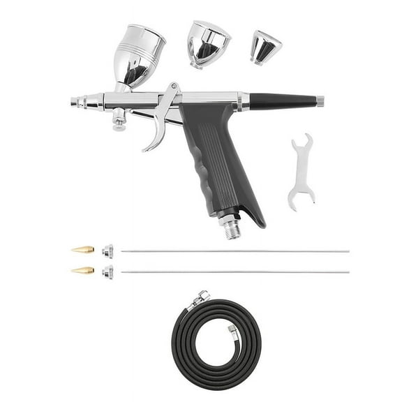 Airbrush Kit, Double Action Trigger Airbrush Airbrush Tool Set for Painting Nails Cake Ta C1204