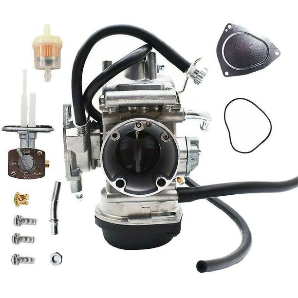 Carburador de alta calidad para Kawasaki Kfx400, que garantiza un rendimiento estable del motor y una larga vida útil gracias a los materiales duraderos, fácil de instalar, se recomienda instalación