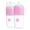 Pink, variant on PopYum 9 oz Anti-Colic Formula Making Baby Bottle 3-Pack - Blue