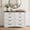 White and Black, variant on Noelse Dresser for Bedroom with 4 Drawers Wooden Chest of Drawers for Closet Dresser Storage Unit Organizer for Hallway Living Room and Office, Dark Brown