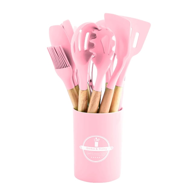 Cucharas de Silicona Set de Utensilios de Cocina 12 pcs