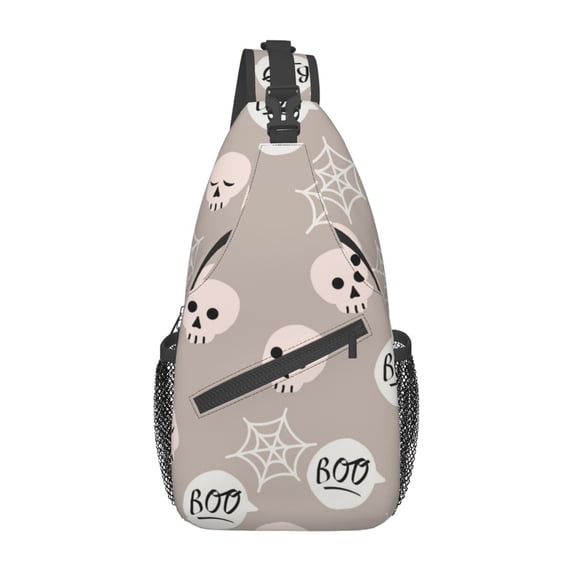 ZICANCN Crossbody Sling Bag for Men Women - Halloween Decoration Casual Shoulder Backpacks for Travel Sport Climbing Runners Daypack
