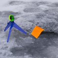thumbnail image 4 of Caña invierno plegable con punta hacia arriba con poste indicador de asta de bandera, accesorios invierno Baoblaze Bandera marcadora de pesca en hielo, 4 of 8