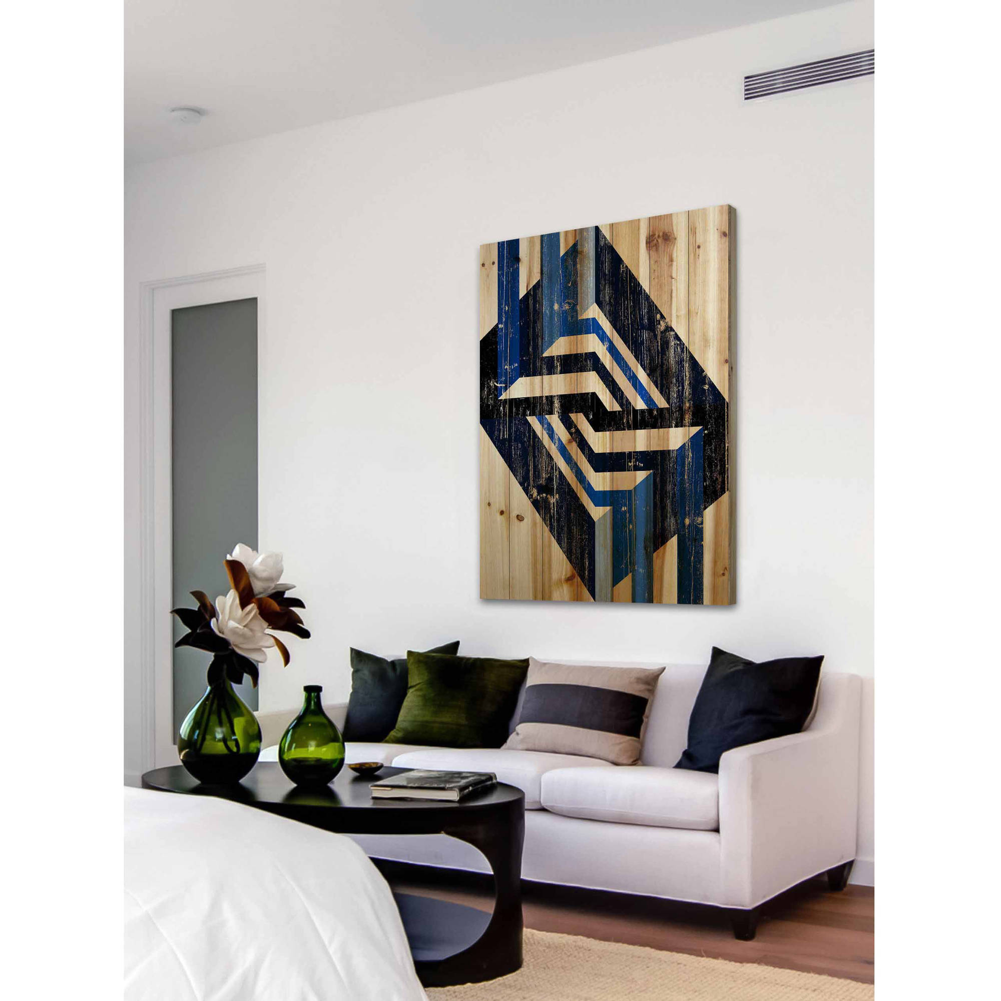 Marmont Hill - "Holding Hands" Painting Print on Natural Pine Wood