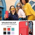 thumbnail image 2 of Case for IPhone Xs Max Card Holder Kickstand Protective Cover Premium PU Leather, 2 of 5