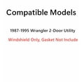 thumbnail image 3 of Laminated Front Windshield Window Glass Compatible with Jeep Wrangler 1987-1995 Models, 3 of 4