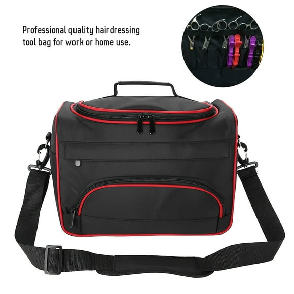 Hairdressing Tool Large Capacity Multiple Pockets Carrying Bag, Carrying Case, For Woman For Travel