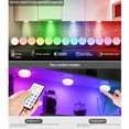 thumbnail image 4 of Luces Puck con Control Remoto 13 Colores LED RGB Intercambiables Luces de Iluminación Debajo del Gabinete para Cocina, Mostrador, Luces de Armario-A, 4 of 5