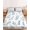 Blue, variant on Twin Sze Fitted Sheet Set - Eucalyptus Leaves 2 Piece Bedding Sets 16" Deep Pocket Fitted Sheet with 1 Pillowcase, Spring Watercolor Botanical Beige Brushed Microfiber Hotel Luxury Bed Sheets