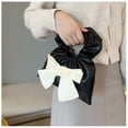 thumbnail image 4 of Bolsos de Mujer Bolso de Cuero con Pajarita NEGRO JAMW Sencillez, 4 of 5