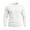 White, variant on JTSRKL Cotton Blend Retro Tops for Men Crew Neck Solid Casual Breathable Long Sleeve Pullover Relaxed Soft Fit Comfortable Versatile Shirts