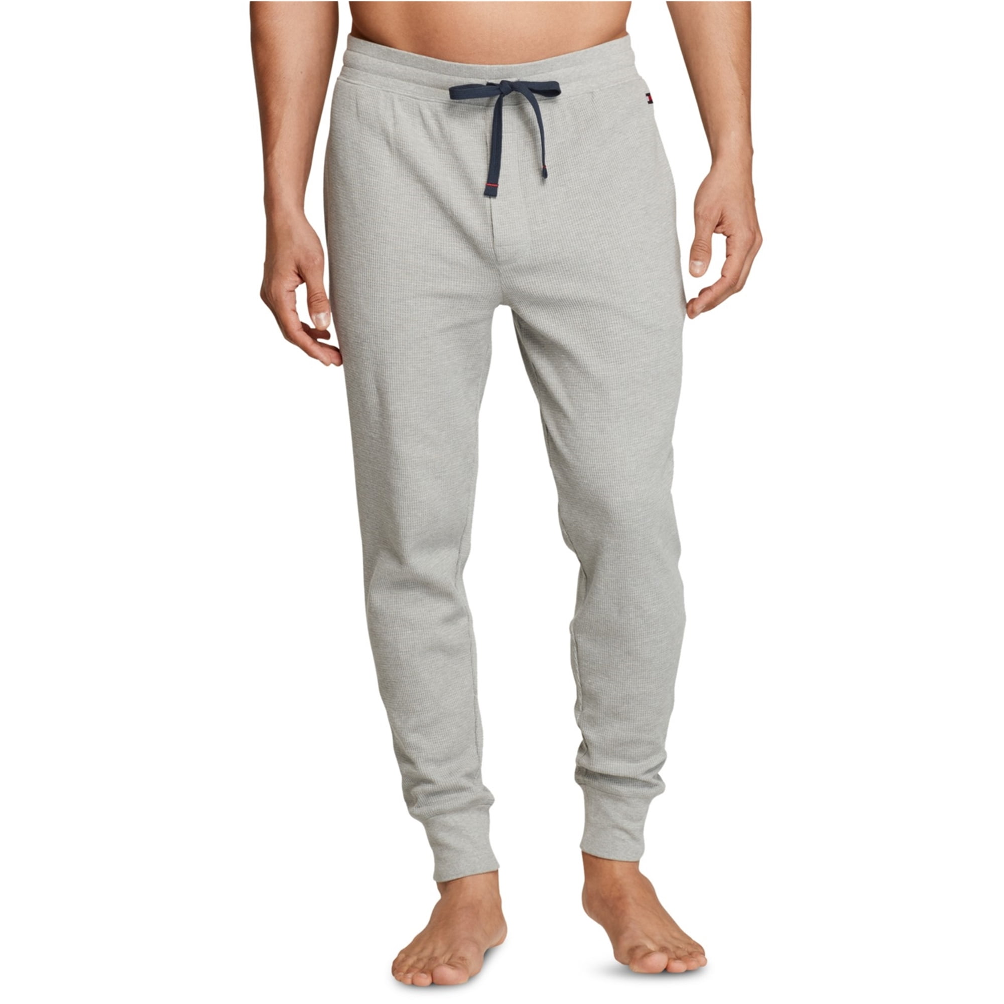 Tommy Hilfiger Tommy Hilfiger Mens Thermal Pajama Jogger Pants, Grey