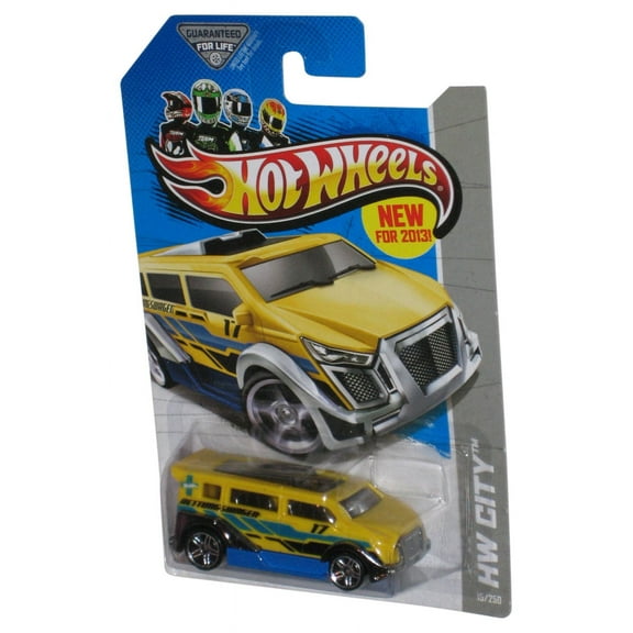 Hot Wheels HW City (2013) Yellow Speedbox Toy Car 15/250