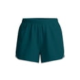 thumbnail image 4 of Women's Running Shorts Contrast Trim Soft Yoga Shorts High Waisted for Athletic Fitness Casual with Pockets Navy L, 4 of 6